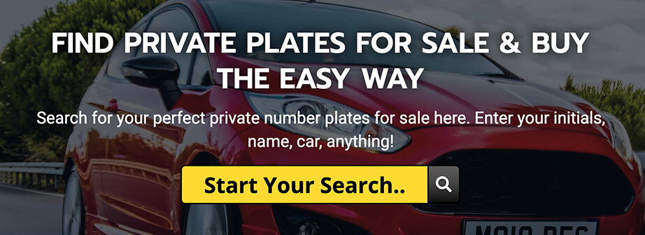 Find Private Plates for Sale with the Private Number Plates Search